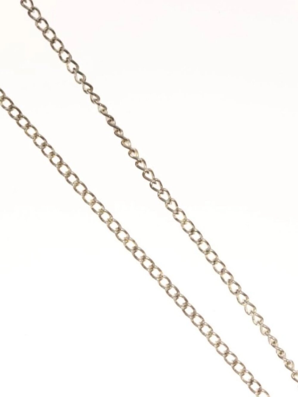 CHANEL Clover Necklace metal Silver CC - Picture 5 of 16